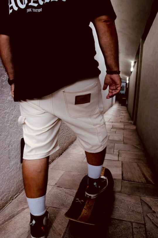 Bermuda DT White Denim 11oz